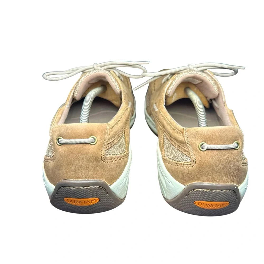 Dunham Captain Mesh Boat Shoe - Tan Leather - Men’s Size 11.5